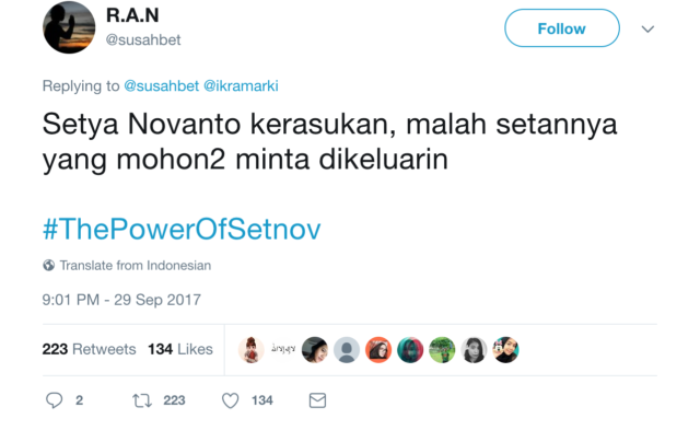 Kocak! Bebas dari Status Tersangka, Warganet Usung Tagar #ThePowerOfSetNov