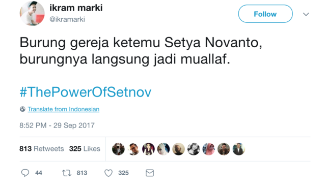 Kocak! Bebas dari Status Tersangka, Warganet Usung Tagar #ThePowerOfSetNov