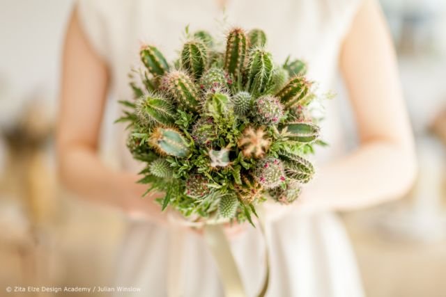 Nggak Harus Bunga, 20 Buket Kaktus untuk Pengantin Ini Pun Sama Cantiknya