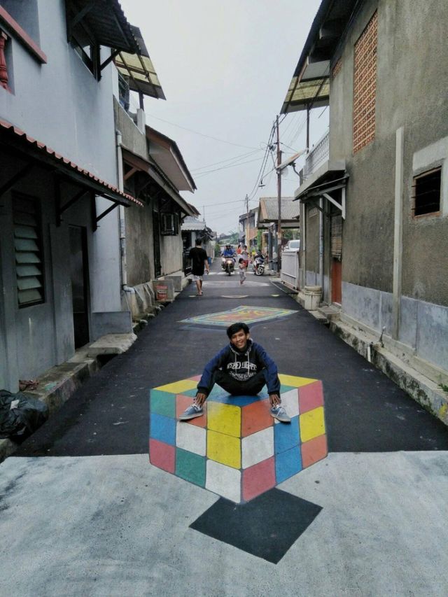 Kampung 3D di Depok Mendadak Viral. Begini Foto-Foto Kerennya!