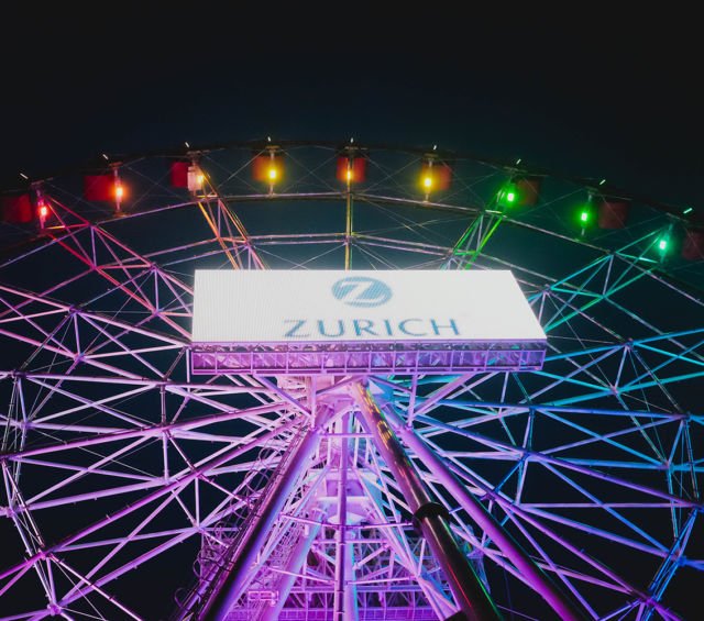 J-Sky Ferris Wheel Tampak Dari Depan