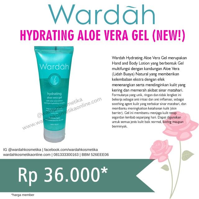 Wardah Hydrating Aloe Vera Gel