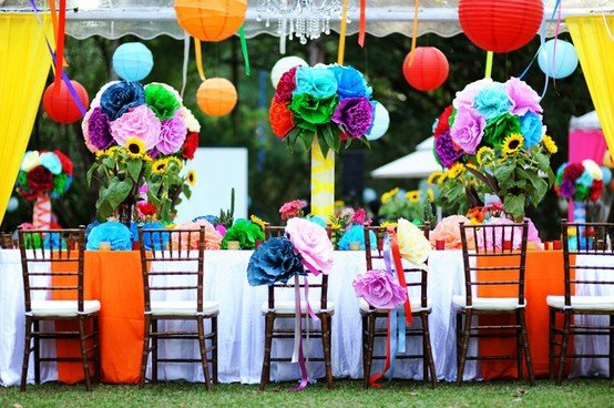 Colorful wedding