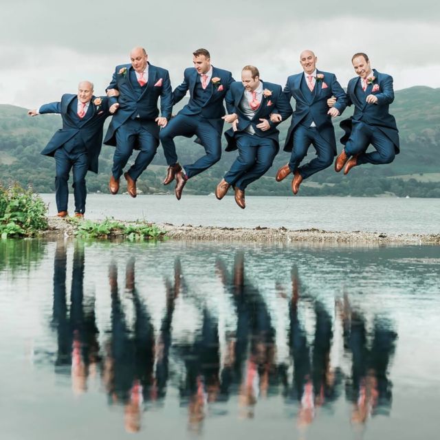 Kerap Terlupakan, 20 Pose Foto Groomsmen Ini Layak Tiru. Pendamping Cowok Juga Bisa Tampil Seru