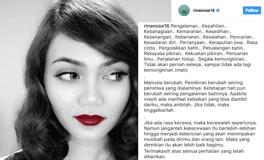 Belain Keputusan Rina Nose yang Lepas Jilbab, Uus Juga Kena Ceramah Warganet. Jadi Serba Salah Deh!