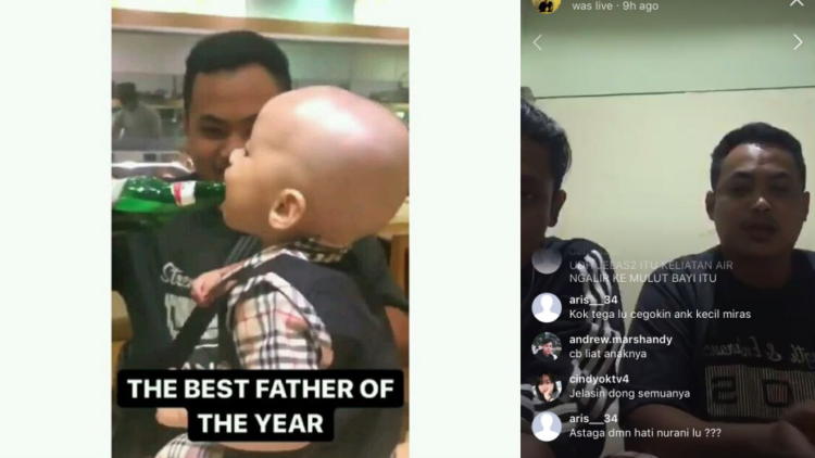 Viral Setelah Cekoki Bayi Pakai Bir, Orangtua dan si Pengunggah Video Klarifikasi untuk Minta Maaf