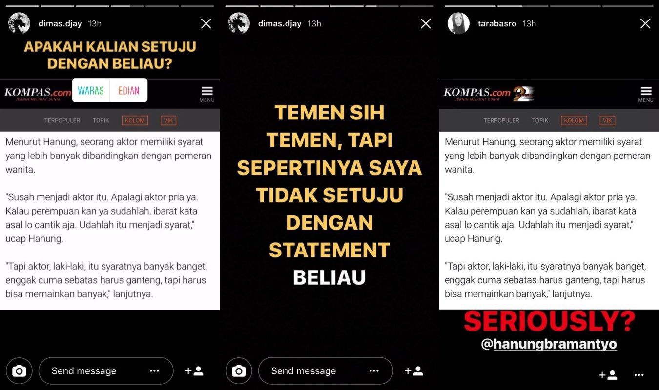 Hanung Bramantyo Buka Suara Soal Ucapannya yang Dinilai Seksis. Nggak Jelas Konteks, Jadi Ambigu Deh