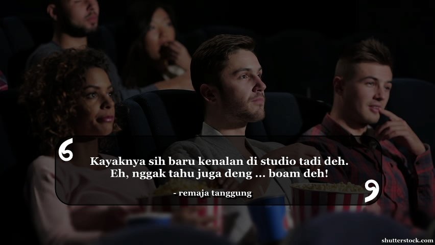 Reaksi Orang Saat Lihat Cowok-Cowok Nonton Bioskop Berdua Doang di Malam Minggu. Kalau Kamu Gimana?