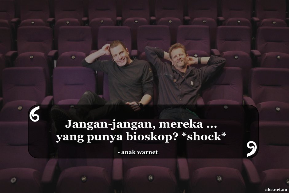 Reaksi Orang Saat Lihat Cowok-Cowok Nonton Bioskop Berdua Doang di Malam Minggu. Kalau Kamu Gimana?