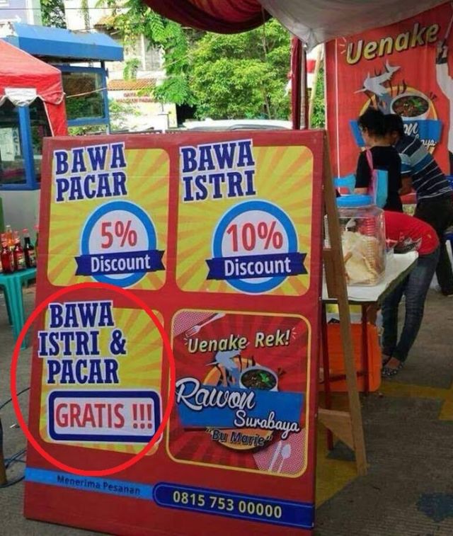 10 Diskon Ini Nggak Cuma Bisa Bikin Orang Tergiur Buat Beli, Tapi Juga Ngakak Sampai Geleng Kepala!