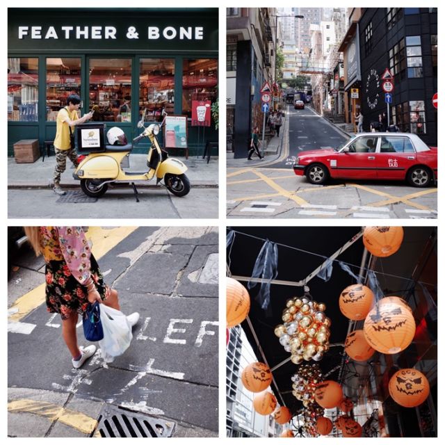 Jalanan di Sheung Wan, Hong Kong