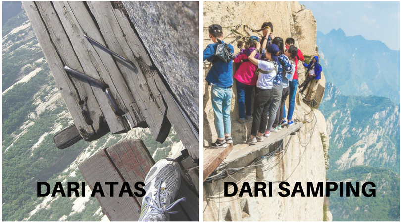 Trek Paling Berbahaya di Dunia Ada di Gunung Huashan, China. Yakin Berani Coba?