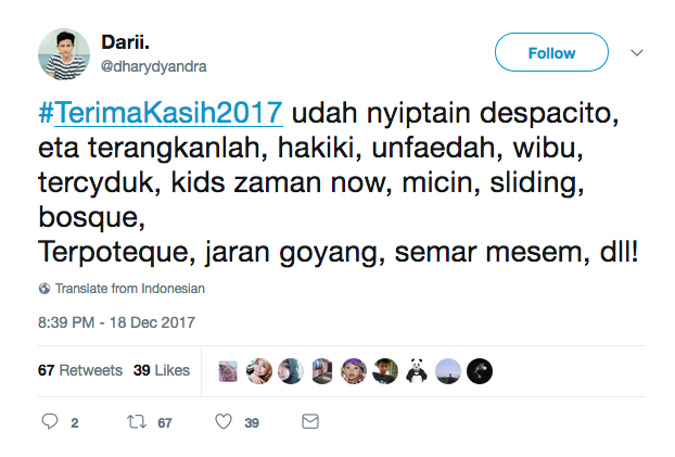 Bukannya Bijak, 14+ Tagar #TerimaKasih2017 Ini Malah Bikin Ngakak. Tahun yang Menyenangkan, Ya?