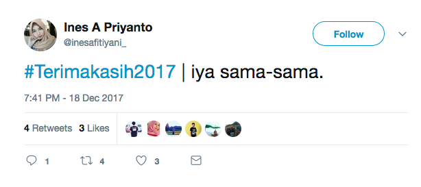 Wow  Bukannya Bijak, 14+ Tagar #TerimaKasih2017 Ini Malah 