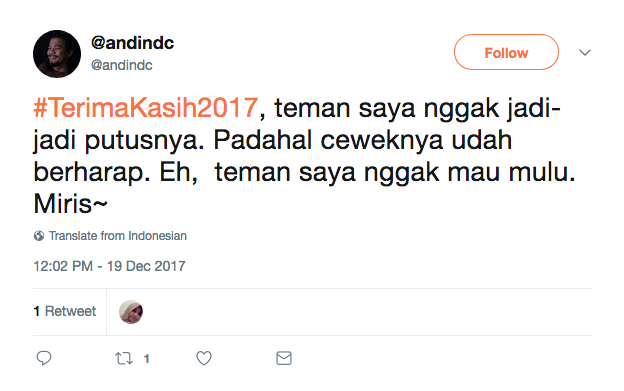 Bukannya Bijak, 14+ Tagar #TerimaKasih2017 Ini Malah Bikin Ngakak. Tahun yang Menyenangkan, Ya?