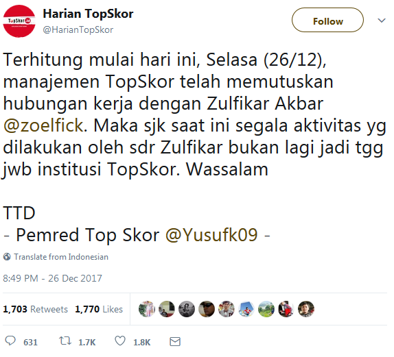 Tagarnya Sama-Sama #BoikotTopskor, tapi Tuntutannya Beda. Kasihan TopSkor, Jadi Serba Salah