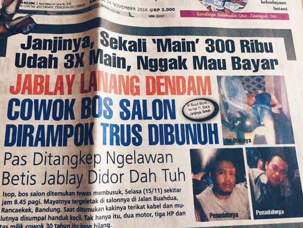 19+ Judul Koran Lampu Ijo yang Pernah Ada dalam Sejarah. Mau Dibaca Berulang Kali Juga Tetap Ngakak!