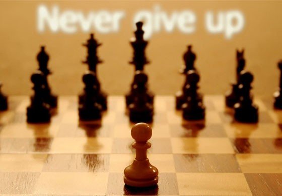 Never Give up