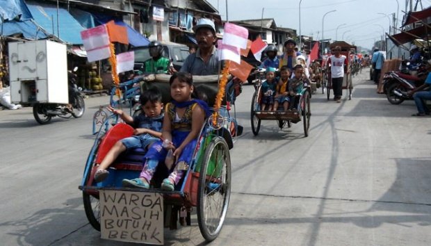 Polemik Kebangkitan Becak Sebagai 'Angkutan Lingkungan' di Ibu Kota. Yuk Lihat Faktanya