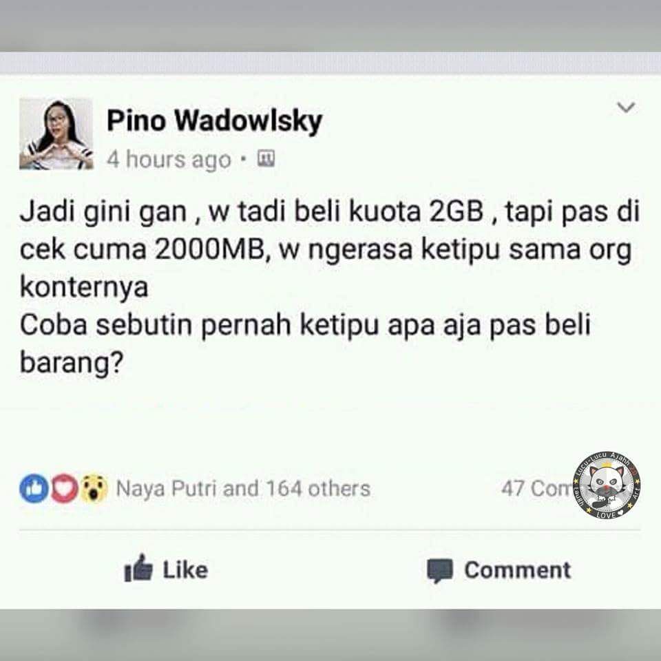 Merasa Tertipu Saat Beli Kuota Internet, Curhatan Cewek Ini Bikin Warganet Darah Tinggi