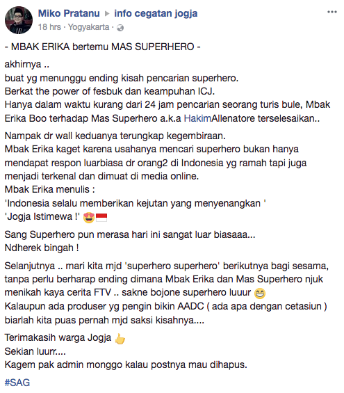 Berkat Warganet, Bule Ini Berhasil Temukan Cowok yang Mengantarnya ke Stasiun Cuma dalam Hitungan Jam