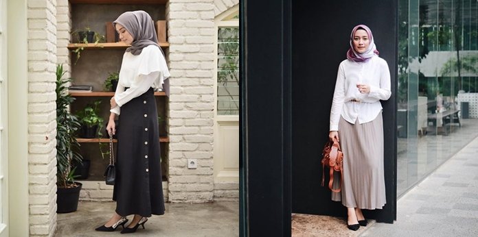 Dress Code Putih Wanita Berhijab