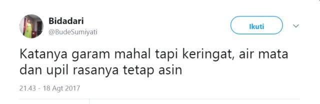 Inilah 19+ Twit Terpilih dari @BudeSumiyati, Bikin Ngakak Sekaligus Berpikir ‘Benar Juga Ya’