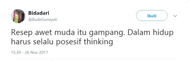 Inilah 19+ Twit Terpilih dari @BudeSumiyati, Bikin Ngakak Sekaligus Berpikir ‘Benar Juga Ya’