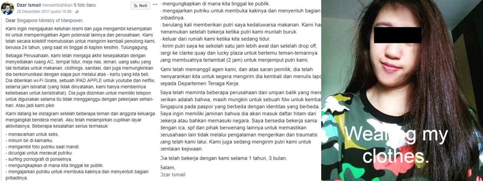 Di Saat TKW Lain Berharap Punya Majikan Baik, Cewek Ini Malah Berbuat Semaunya di Negeri Orang