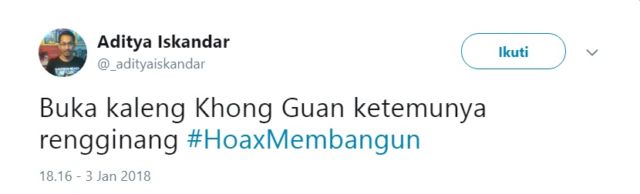 Tak Mau Ambil Pusing Soal Ujaran Kepala BSSN yang Baru, Warganet Usung Tagar #HoaxMembangun. Kocak!