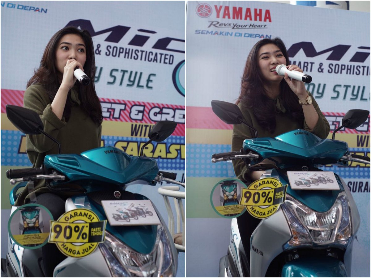 Kata Isyana, Parfum Itu Penting Buat Pengendara Motor. Biar Tetap Kece dan Menawan