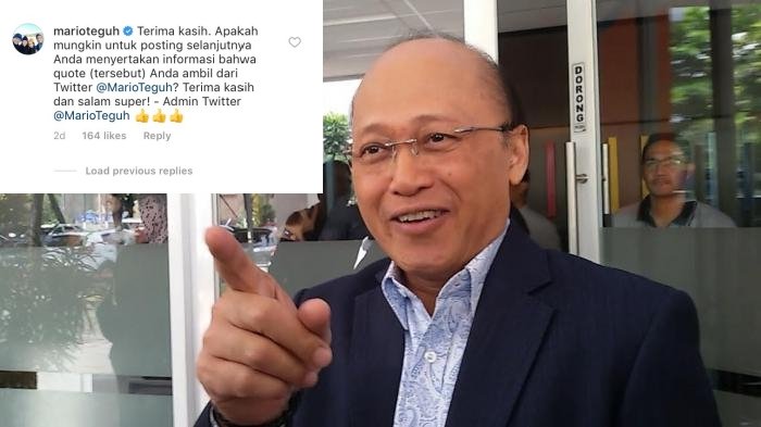 Mario Teguh Kena Semprot Warganet Setelah Ia Minta Akun IG Lain untuk Cantumkan Namanya dalam Quotes