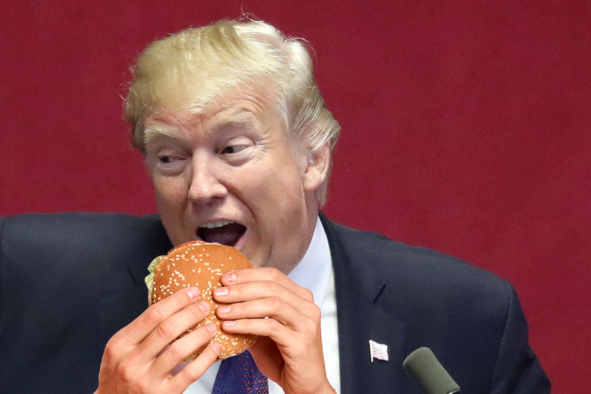 Suka Makan Junk Food dan Kerja 5 Jam Sehari Terungkap Sebagai Kebiasaan Trump. Presiden Kok Gitu?