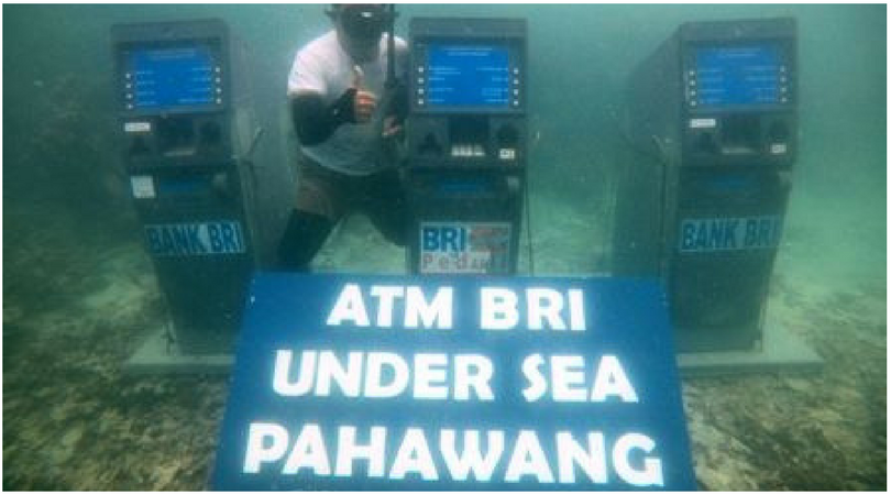 Wow, Ada ATM di Bawah Laut Pulau Pahawang. Dapet Rekor MURI Tapi Dianggap Merusak Lingkungan!