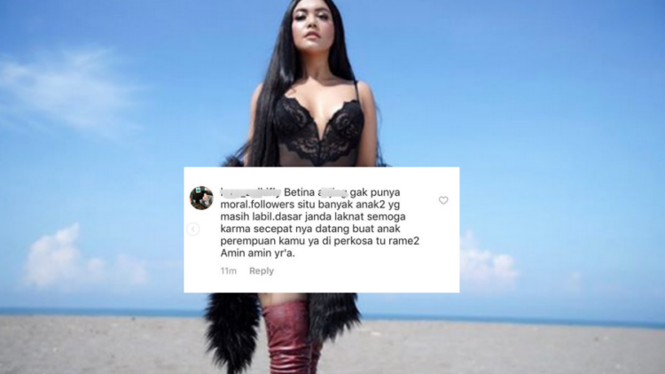 Denada Naik Pitam Setelah Seorang Warganet Sumpahi Anaknya. Padahal Biasanya Cuek-Cuek Aja Lho