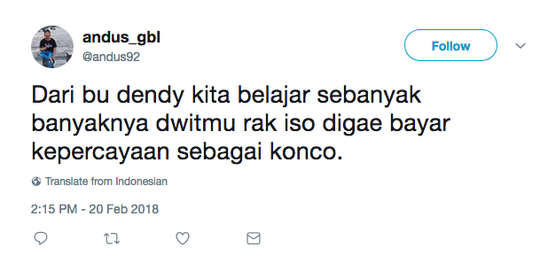 Dari yang Kocak sampai Bijak, Inilah 14+ Kicauan Warganet soal Bu Dendy yang 'Sawer' Pelakor Pakai Duit