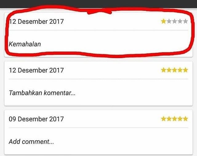 13+ Macam Review Pelanggan Ojek Online. Dari yang Kocak Sampai Bikin Abangnya Kehilangan Pekerjaan