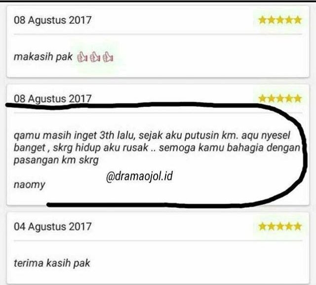 13+ Macam Review Pelanggan Ojek Online. Dari yang Kocak Sampai Bikin Abangnya Kehilangan Pekerjaan