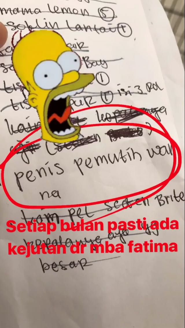 Kocak Abis! Catatan Belanja yang Dibikin ART Dewi Sandra Ini Berpotensi Timbulkan Salah Paham