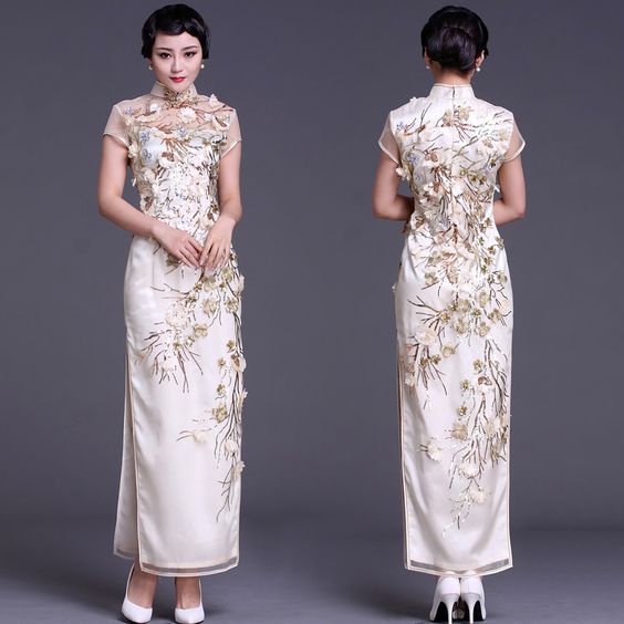 12 Inspirasi Cheongsam Modern yang Nggak Melulu Warna Merah, Demi Perayaan Imlek yang Meriah