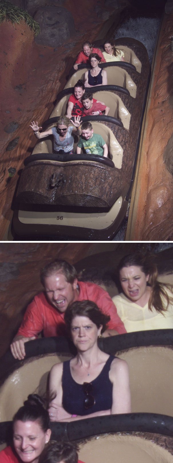 10 Foto Ekspresi Penumpang Roller Coaster Ini Bikin Ketawa Ngakak. Kocak Banget Sih Ini