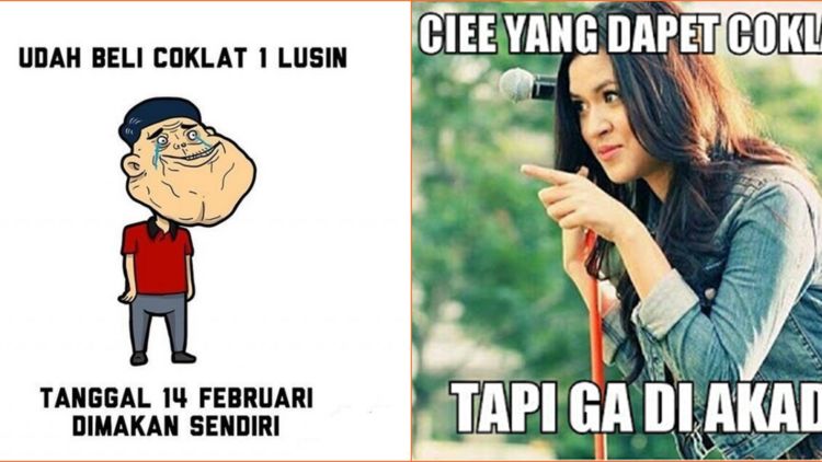 Cara Menertawakan Diri Sendiri di Hari Valentine Lewat 17+ Meme Kocak Ini. Udah Kesindir Belum Nih?