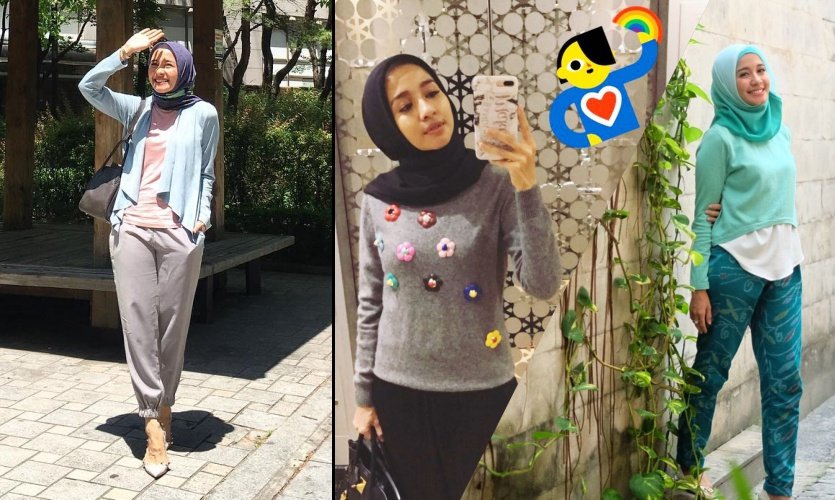 11 Gaya Berhijab Laudya Cynthia Bella Paling Santai. Nggak Perlu Neko-neko yang Penting Nyaman