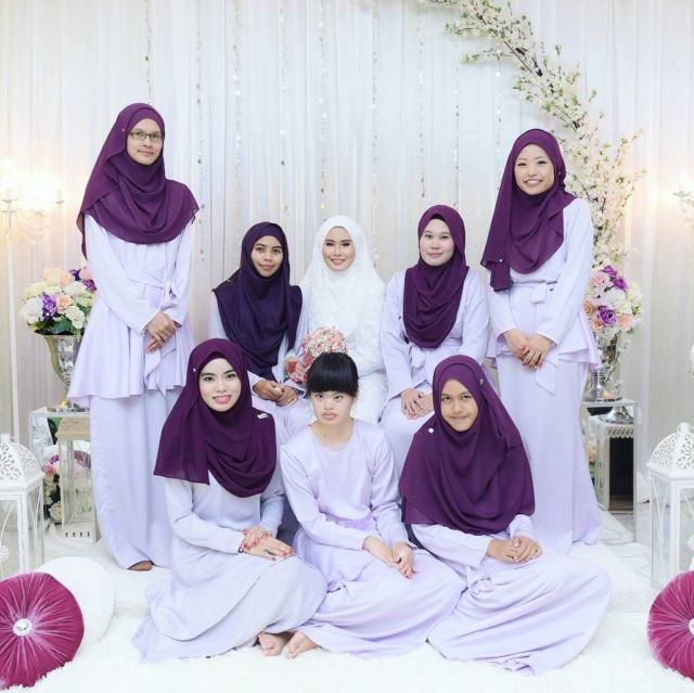 Anggunnya HQQ, 16+ Inspirasi Busana Bridesmaid Syar'i Menutup Dada Ini Layak Diadopsi