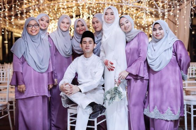 Anggunnya HQQ, 16+ Inspirasi Busana Bridesmaid Syar'i Menutup Dada Ini Layak Diadopsi