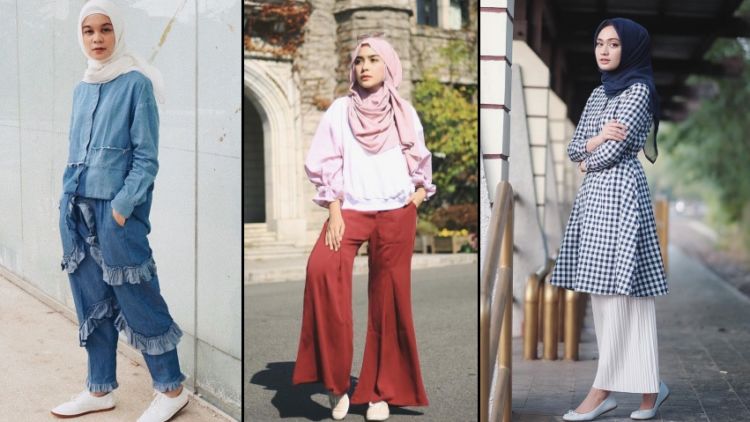 12 Model Celana  Muslimah  yang Trendi dan Adem Dipakai 