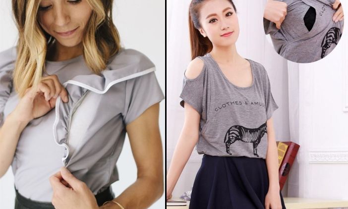 5 Model Baju Menyusui Modis dengan Akses Bukaan. Nenenin di Tempat Umum Nggak Kerepotan