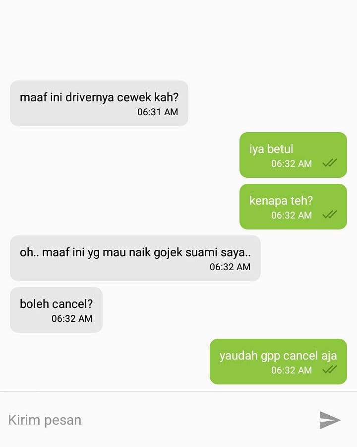 12+ Alasan Driver atau Penumpang Ojol Batalin Orderan. Kocak!