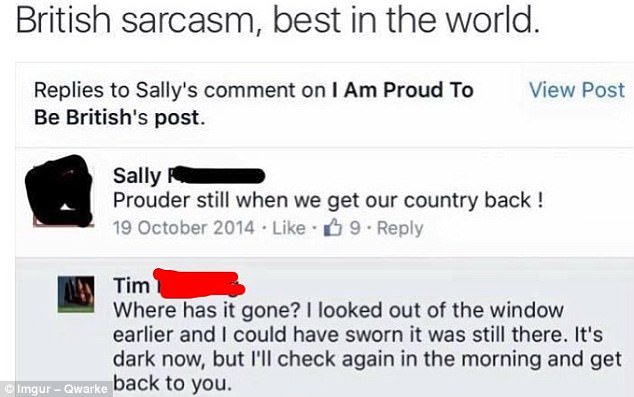 Sarcastic Brits