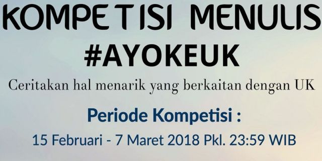 Kompetisi Menulis Hipwee #AyoKeUK